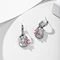 Pink Gemstones Earrings